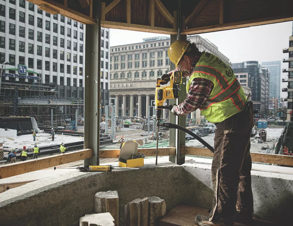 DeWalt DCH481X2-GB 5.4kg 54V 2 X 9.0Ah Li-Ion XR FlexVolt Brushless Cordless SDS Max Drill 5 DeWalt DCH481X2-GB 5.4kg 54V 2 X 9.0Ah Li-Ion XR FlexVolt Brushless Cordless SDS Max Drill - Image 5